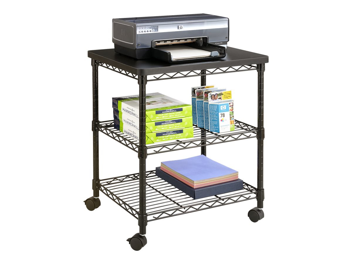 Safco Deskside Wire Machine Stand - printer cart