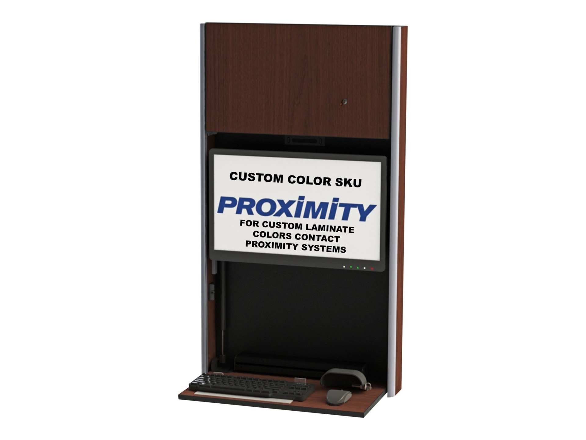 Proximity Embrace EXT-25-SLIM-OF - wall-mounted workstation
