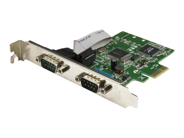 StarTech.com 2-Port PCI Express Serial Card with 16C1050 UART - RS232