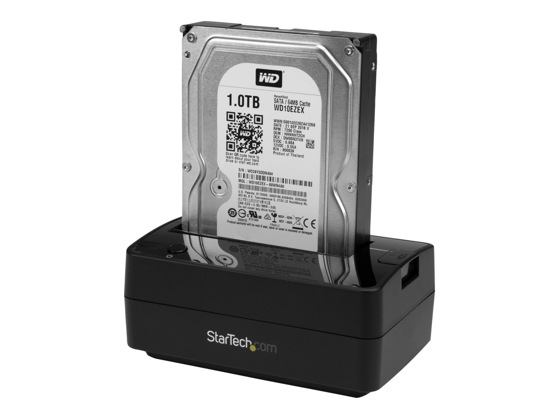 Thumbnail 2 of 9 for StarTech.com Single Bay USB 3.1 / eSATA to SATA Hard Drive Docking Station, USB 3.1 (10 Gbps)/eSATA Hard Drive Dock