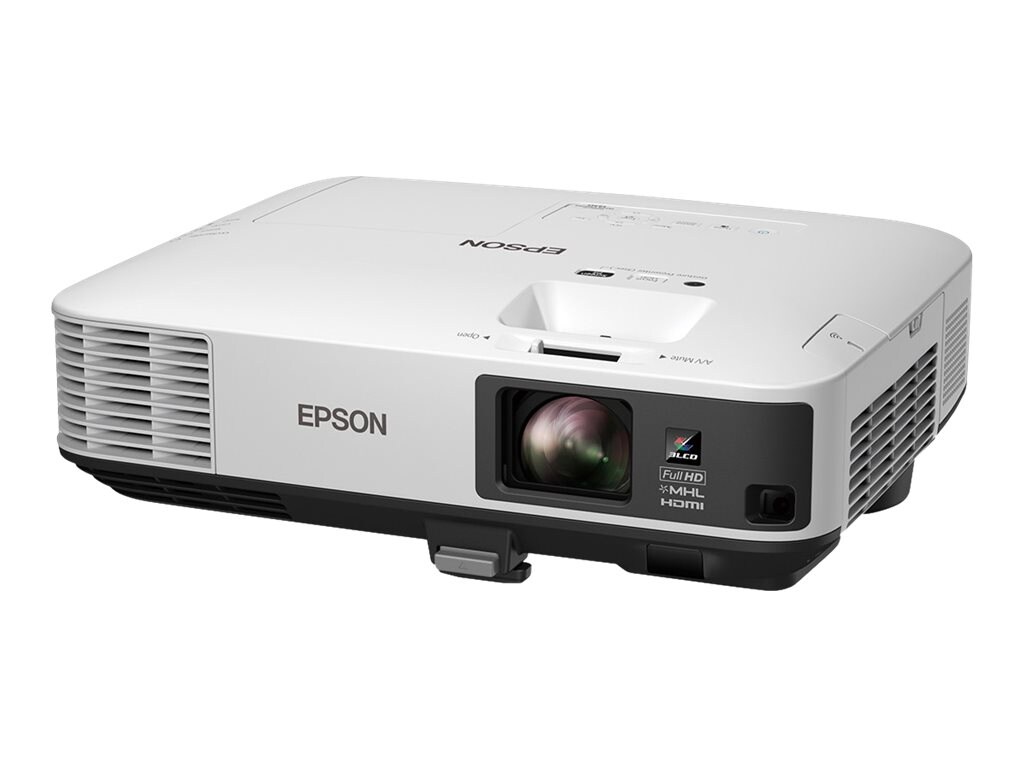 Epson Home Cinema 1450 - 3LCD projector - LAN - gray, white