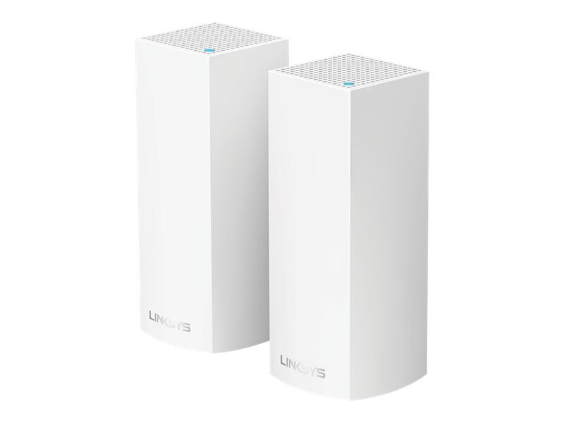 Linksys VELOP Whole Home Mesh Wi-Fi System WHW0302 - Wi-Fi system - Wi-Fi 5 - Bluetooth, Wi-Fi 5 - desktop