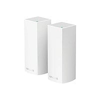 Linksys Velop Intelligent Mesh WiFi System, Tri-Band, 2-Pack White (AC4400)