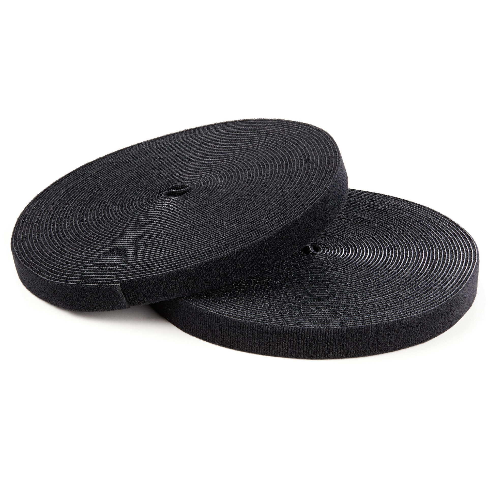 StarTech.com 100ft (30.5m) Hook and Loop Roll, Black, Cut-to-Size Reusable