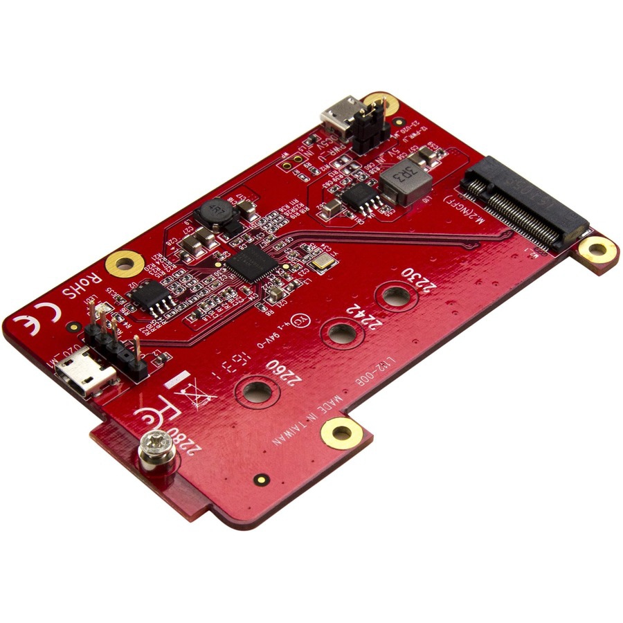 StarTech.com Raspberry Pi Board - USB 2.0 480Mbps - USB to M.2 SATA Converter - USB to SATA Raspberry Pi SSD, TAA