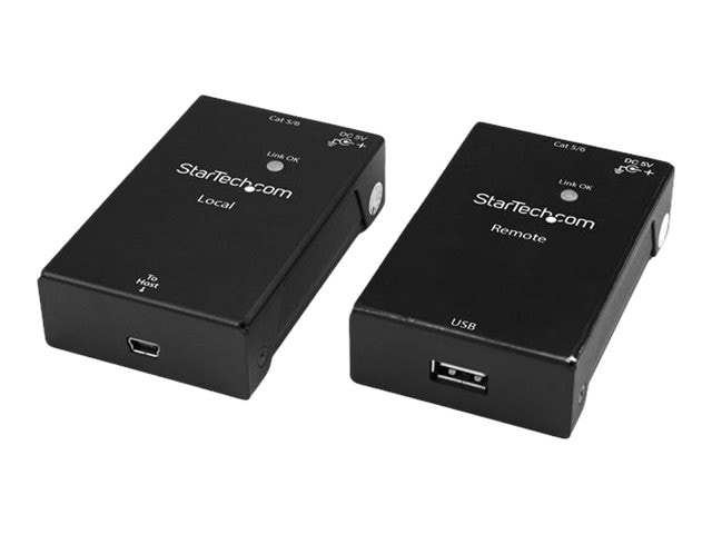 StarTech.com USB 2.0 Extender Kit over Cat5e/Cat6 - Up to 165ft - Powered