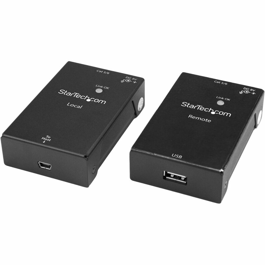 StarTech.com USB 2.0 Extender Kit over Cat5e/Cat6 - Up to 165ft - Powered