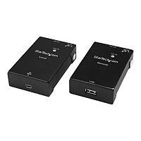 StarTech.com USB 2.0 Extender Kit over Cat5e/Cat6 - Up to 165ft - USB over Ethernet Cable - Powered
