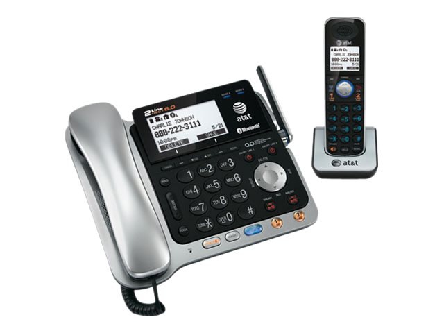 AT&T Connect to Cell TL86109 - corded/cordless - answering system - Bluetooth interface - Caller ID/call waiting +