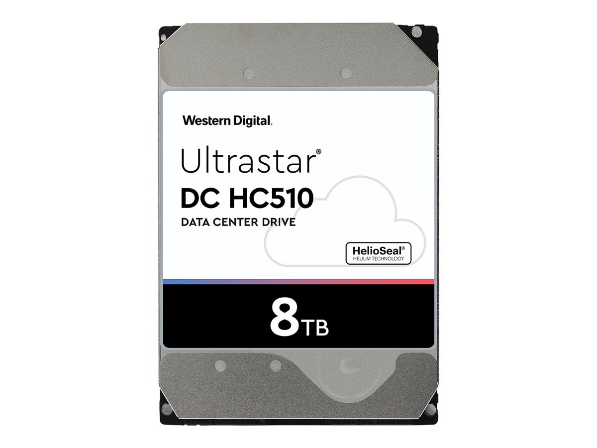 WD Ultrastar DC HC510 HUH721008ALE600 - hard drive - 8 TB - SATA 6Gb/s