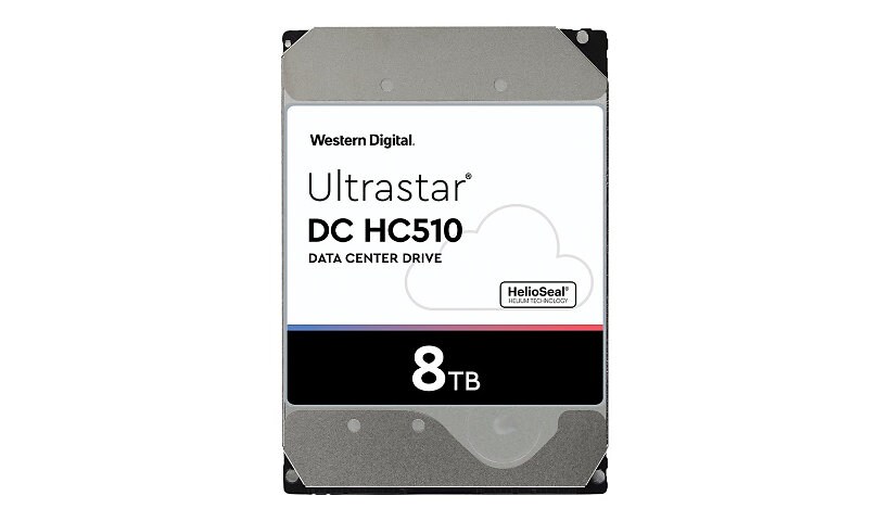 WD Ultrastar DC HC510 HUH721008ALE600 - hard drive - 8 TB - SATA 6Gb/s