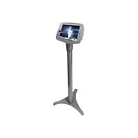 Compulocks Space Adjustable - iPad 9.7" Floor Stand - Silver - stand