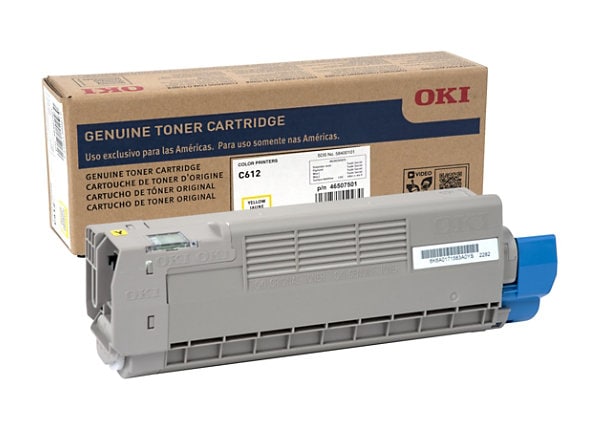 OKI 6K YELLOW TONER ISO FOR C612