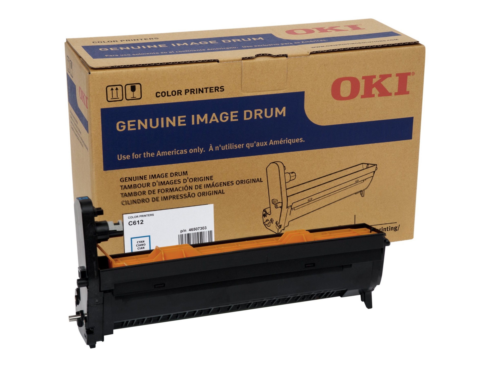 OKI 30K CYAN IMAGE DRUM FOR C612