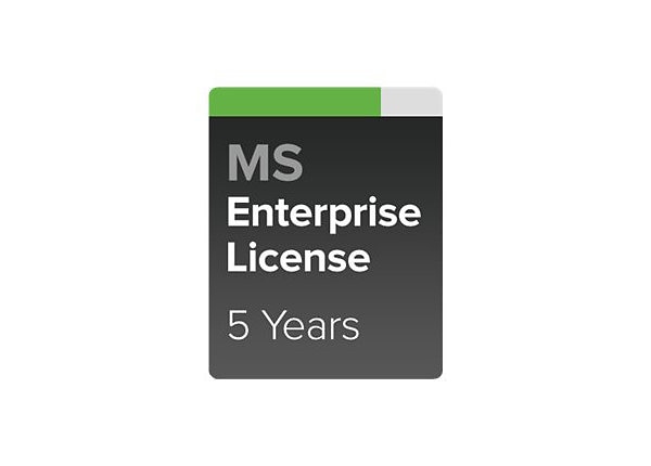 Cisco Meraki Enterprise - subscription license (5 years) + 5 Years  Enterprise Support - 1 switch
