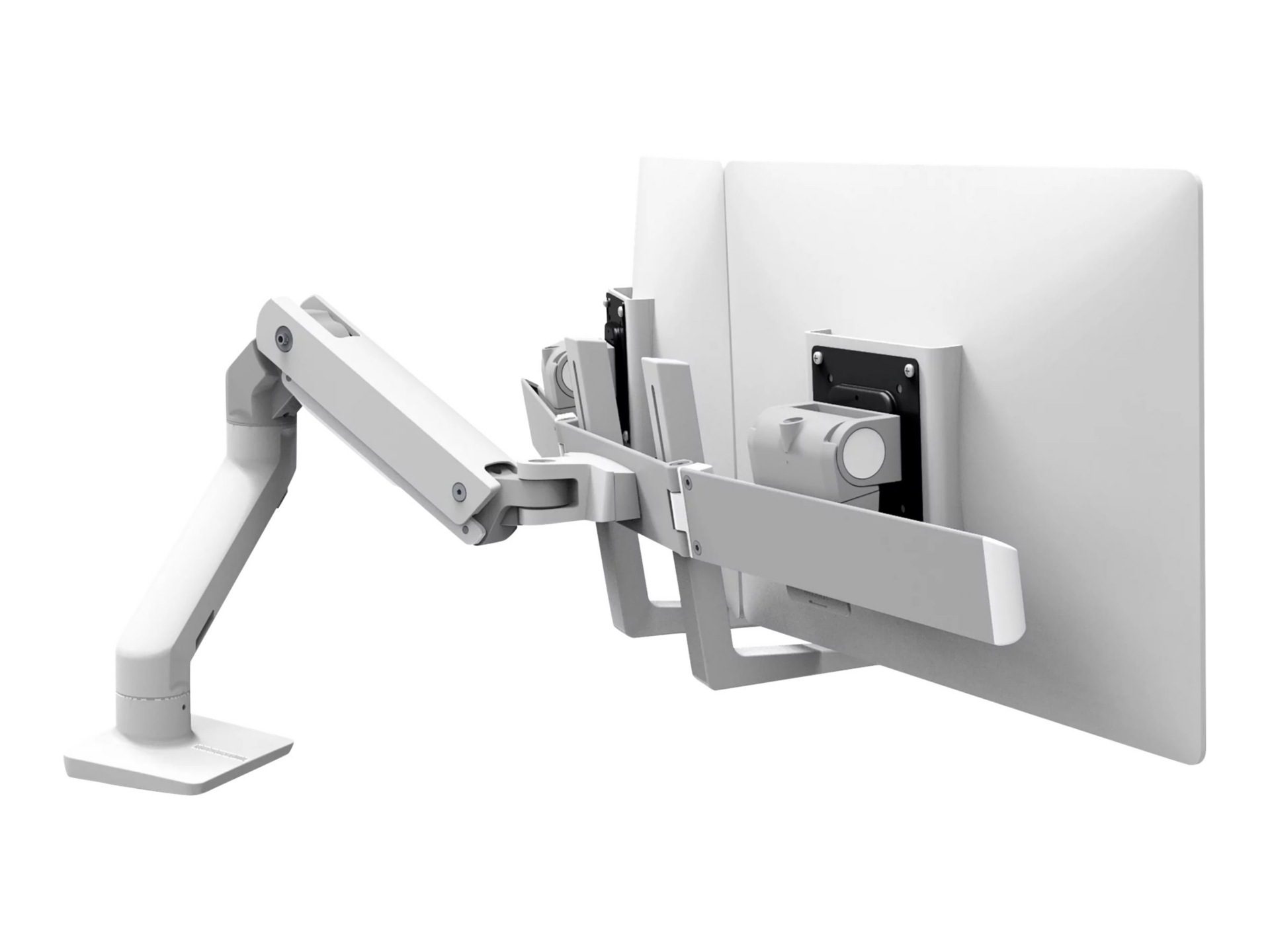 Thumbnail 4 of 7 for Ergotron HX Desk Dual Monitor Arm mounting kit - for 2 monitors - polished aluminum