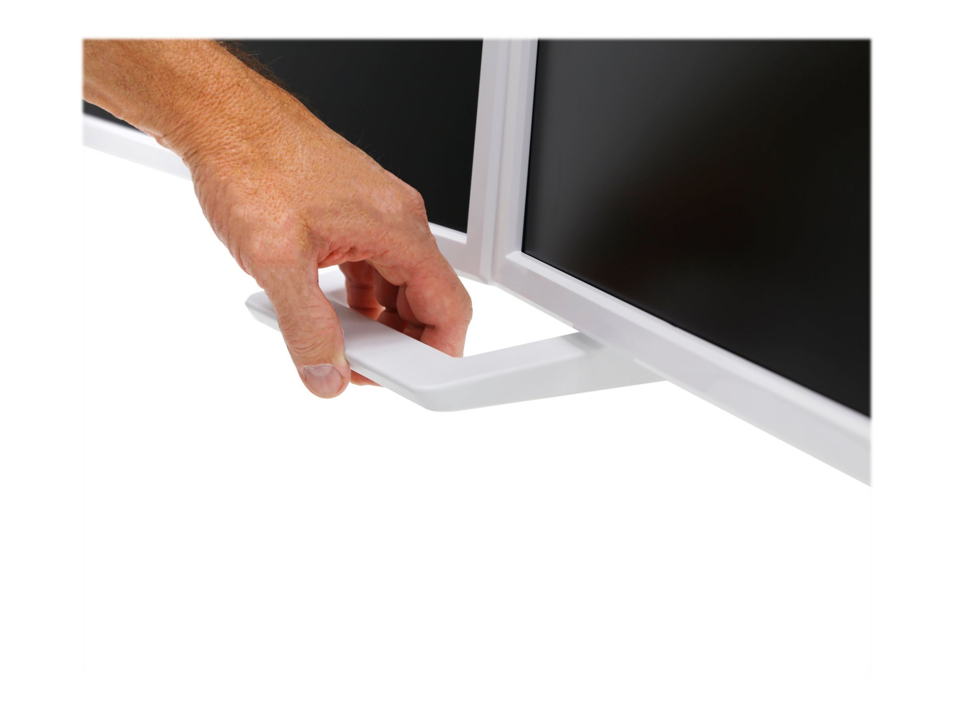 Thumbnail 7 of 7 for Ergotron HX Desk Dual Monitor Arm mounting kit - for 2 monitors - polished aluminum