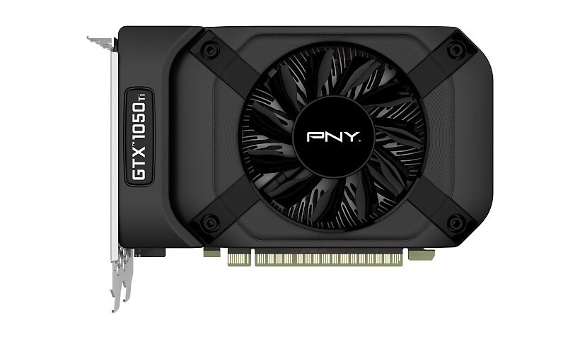 PNY GeForce GTX 1050 Ti - carte graphique - GF GTX 1050 Ti - 4 Go