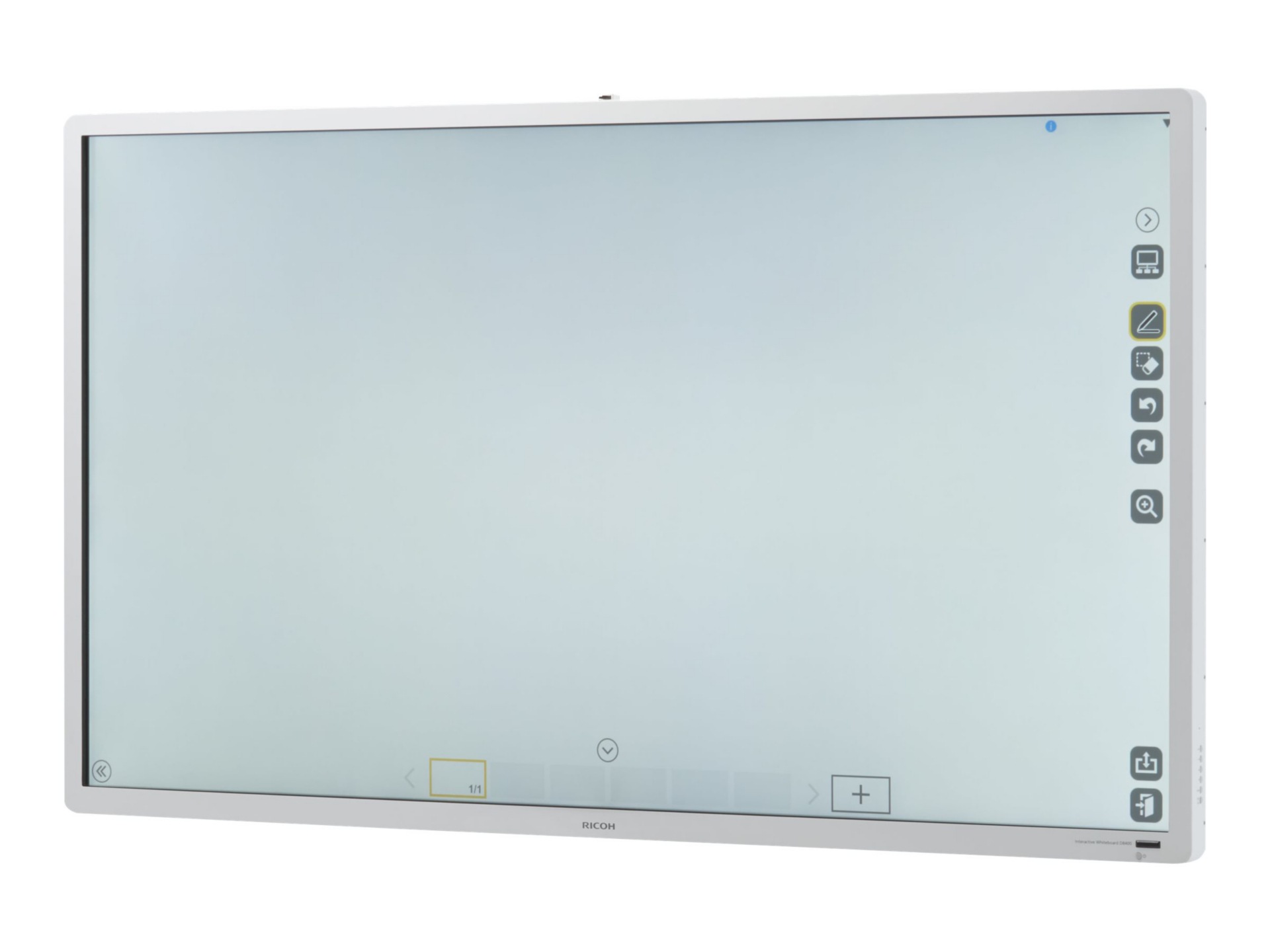 Ricoh Interactive Whiteboard Panel D8400B - interactive whiteboard - USB, V