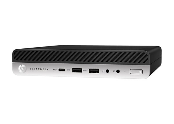 HP EliteDesk 800 G3 - mini desktop - Core i7 6700T 2.8 GHz - 8 GB - 256 GB - US