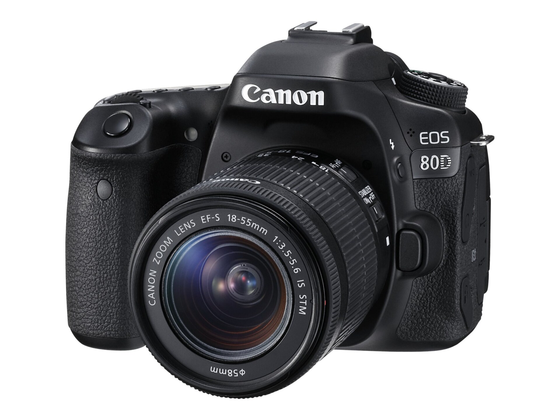 Canon EOS 80D - EF-S 18-55mm IS STM lens