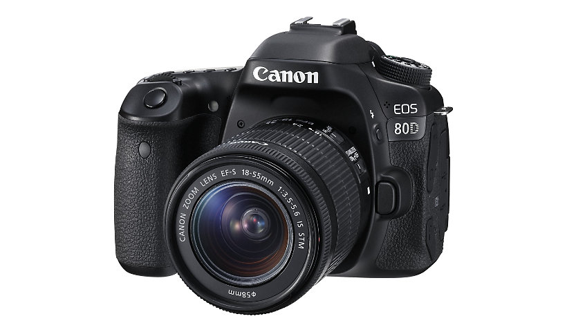 Canon EOS 80D - EF-S 18-55mm IS STM lens