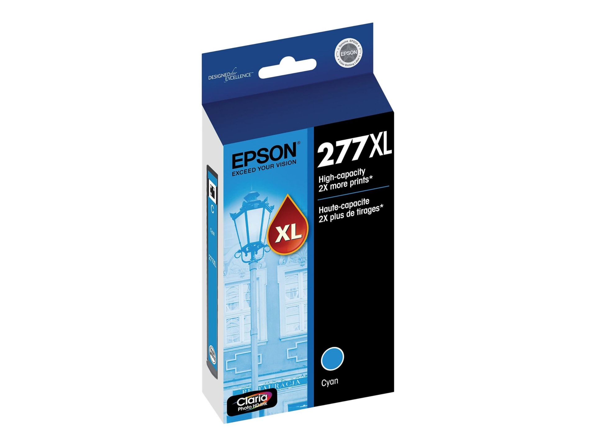 Epson 277XL With Sensor - XL - cyan - original - ink cartridge