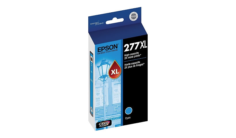 Epson 277XL With Sensor - XL - cyan - original - ink cartridge