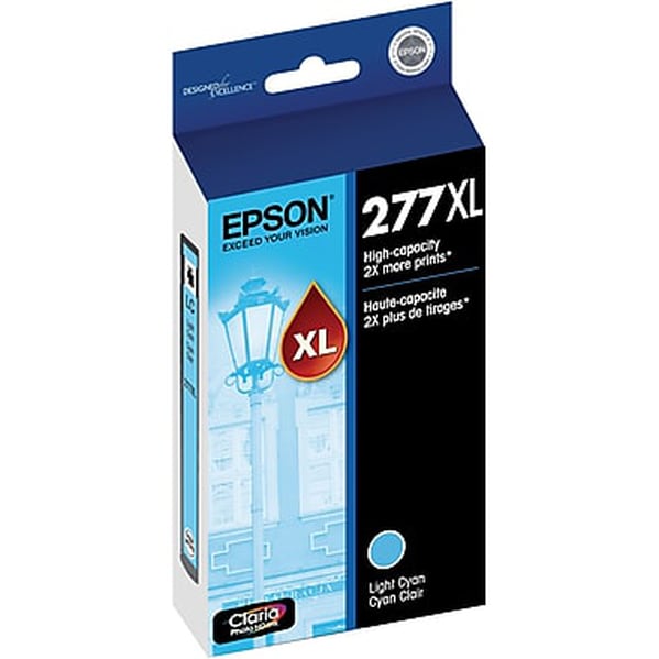 Epson 277XL With Sensor - XL - light cyan - original - ink cartridge