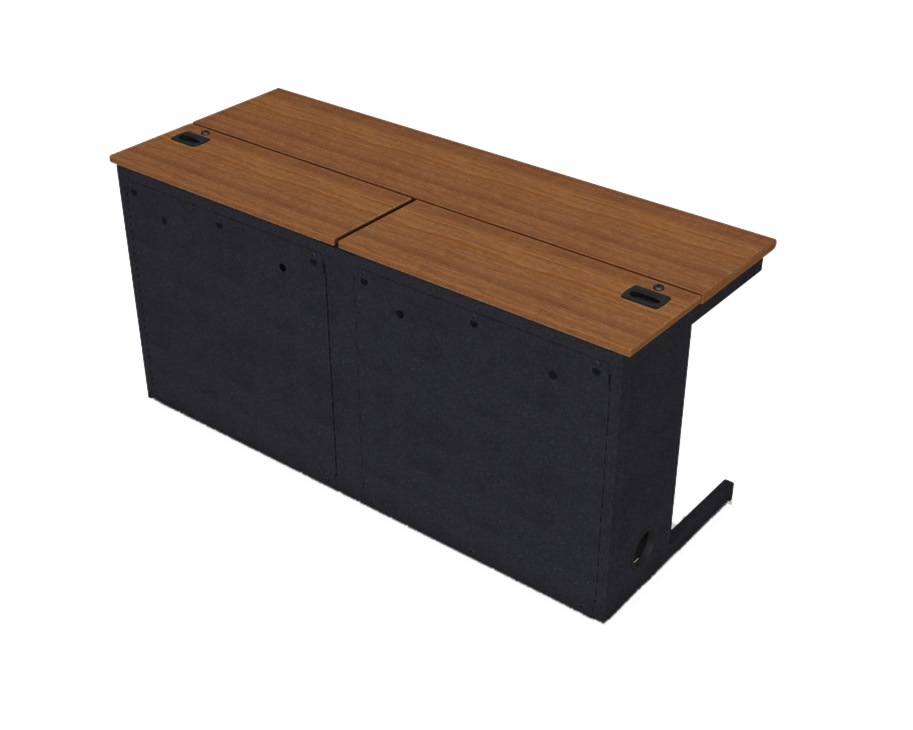 Spectrum 38979 36x24" Flex Insight Desk - Nepal Teak