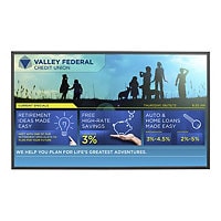 Planar PS6562 65" LED-backlit LCD display - for digital signage - TAA Compliant