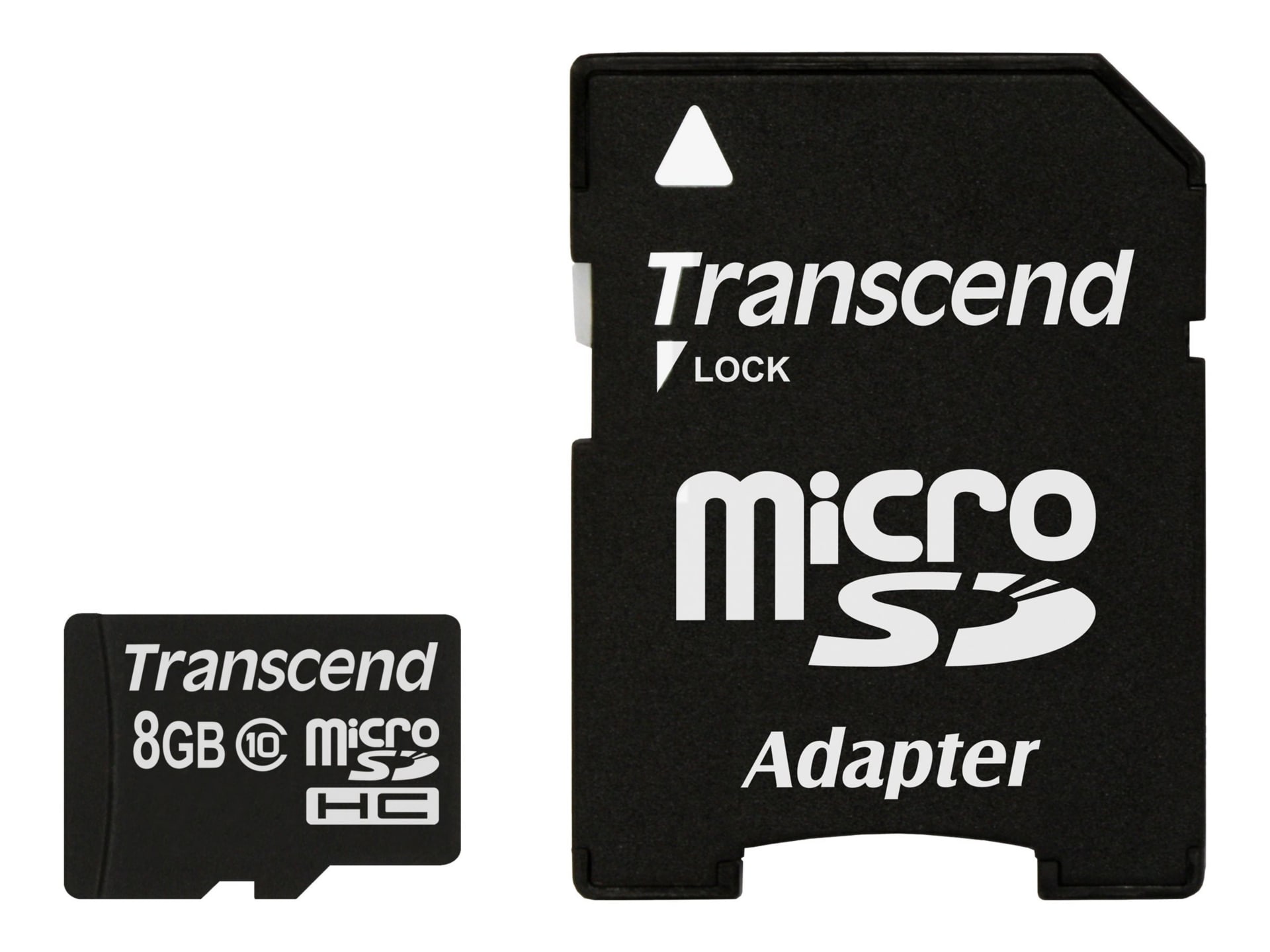 Transcend Premium - flash memory card - 8 GB - microSDHC