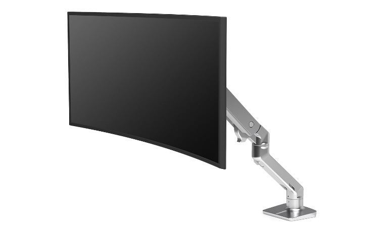 Ergotron HX Desk Monitor Arm mounting kit - for monitor - polished
