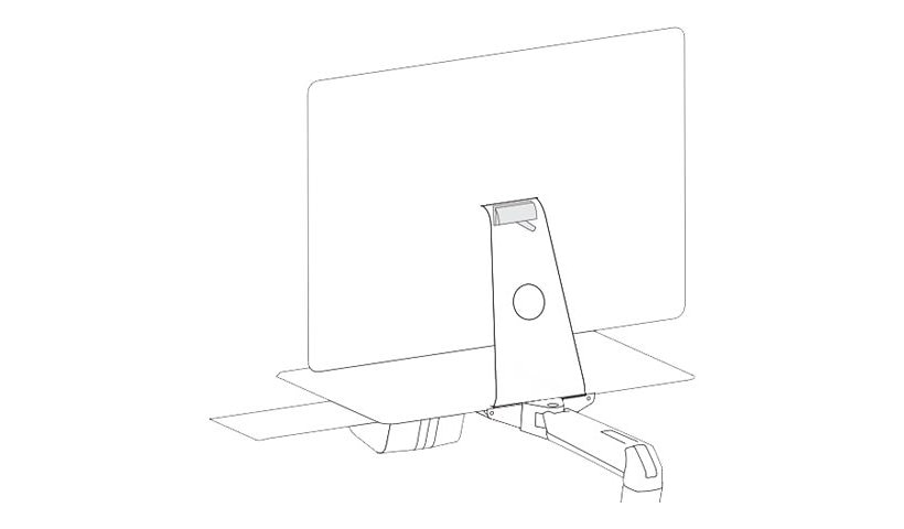 Ergotron StyleView mounting component - for iMac - black
