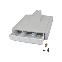 Ergotron StyleView Primary Storage Drawer, Triple - mounting component - gr