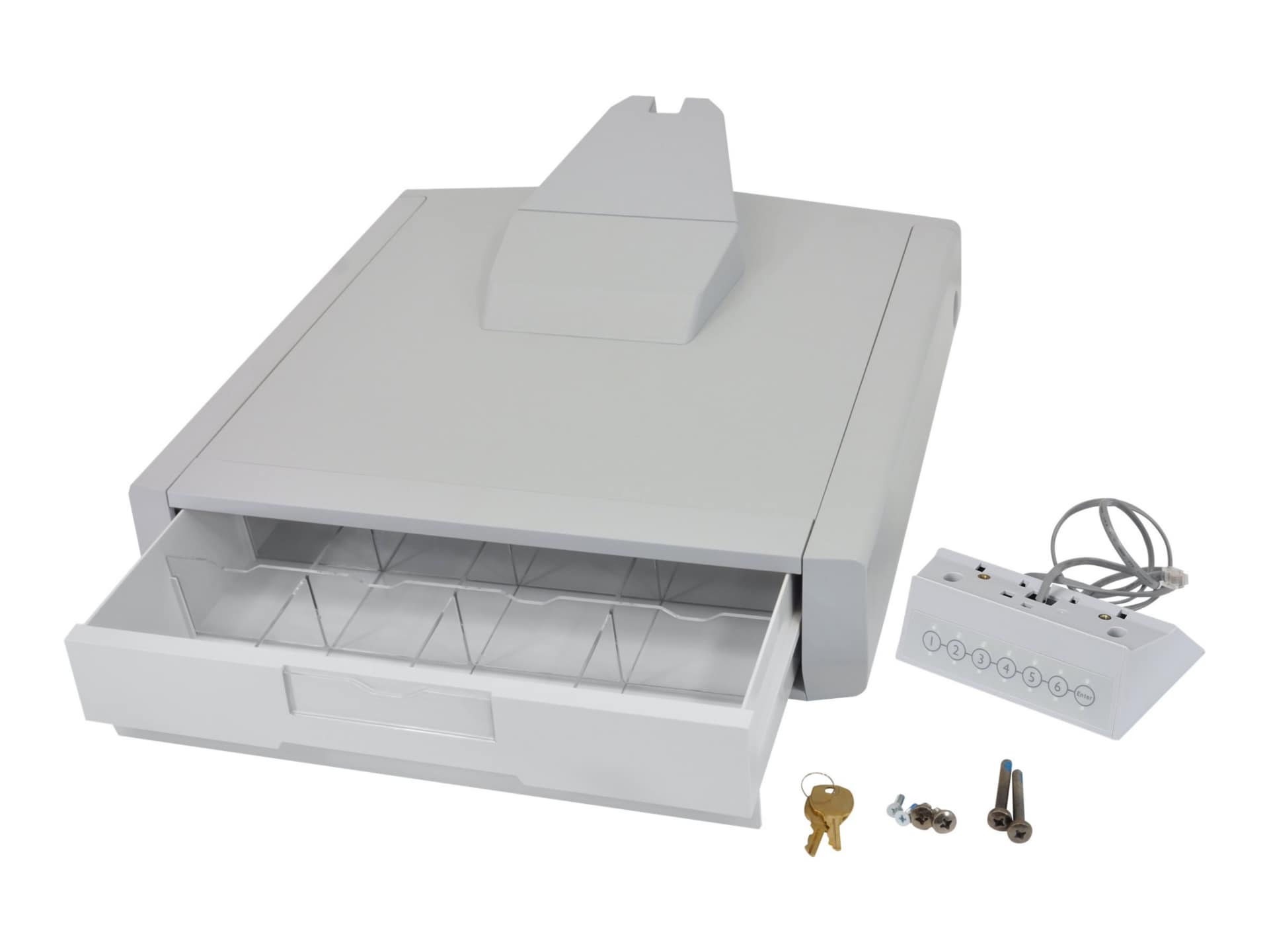 Ergotron SV43 Primary Single Drawer for LCD Cart composant de montage - gris, blanc