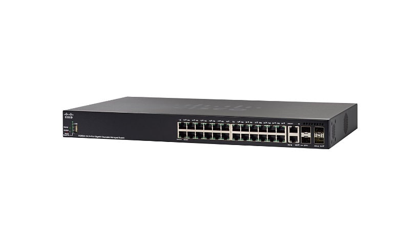 Cisco Small Business SG350X-24MP - commutateur - 24 ports - Géré - Montable sur rack
