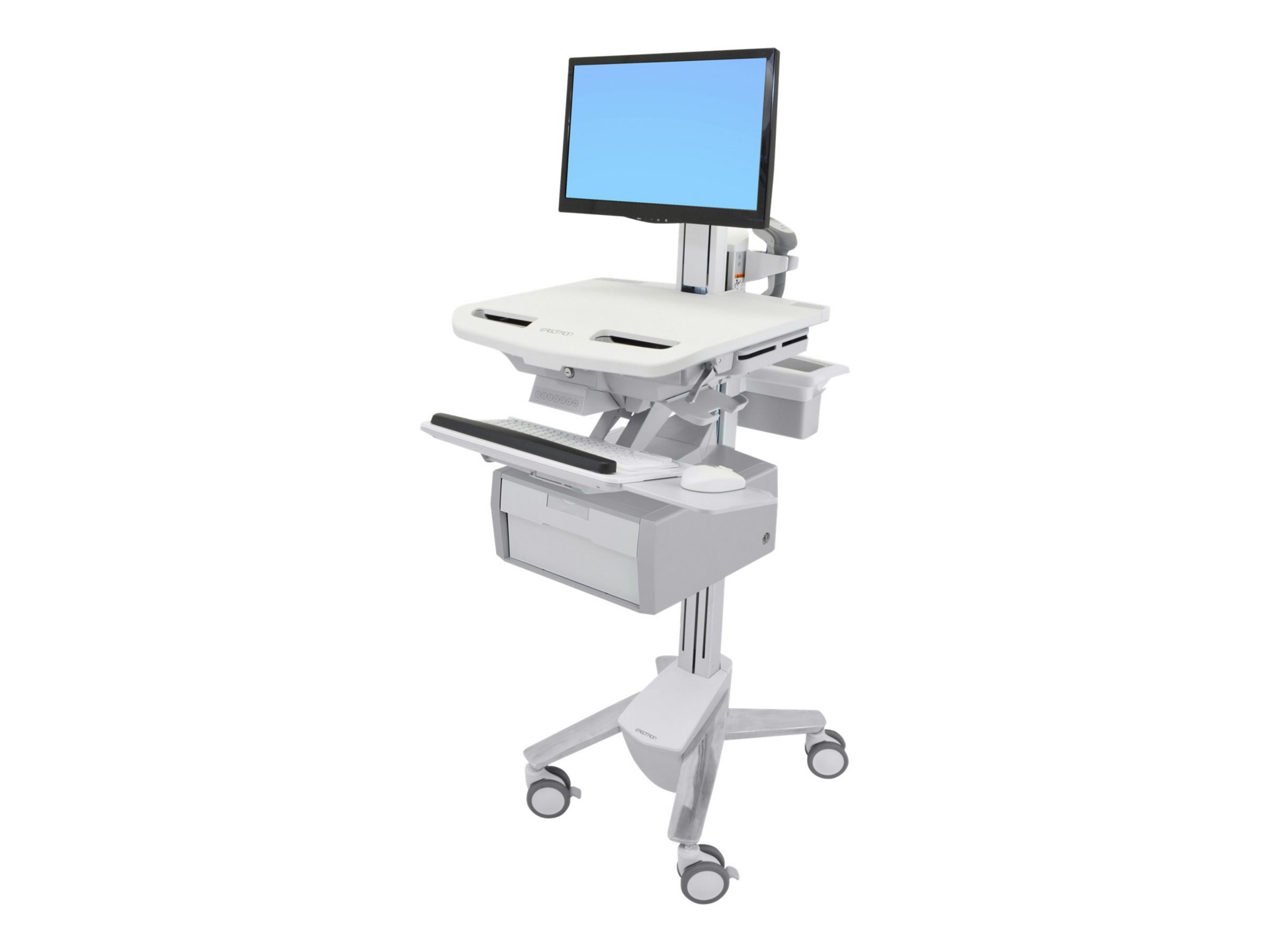 Ergotron StyleView cart - open architecture - for LCD display / keyboard /