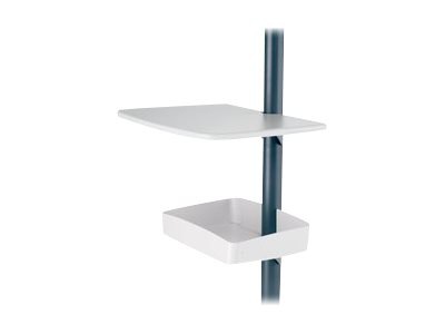 Anthro Zido Metal Bin mounting component - cool gray