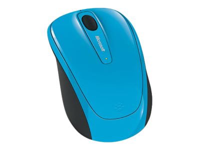 Microsoft Wireless Mobile Mouse 3500 - mouse - 2.4 GHz - cyan blue