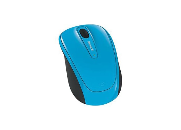 Microsoft Wireless Mobile Mouse 3500 - mouse - 2.4 GHz - cyan blue 