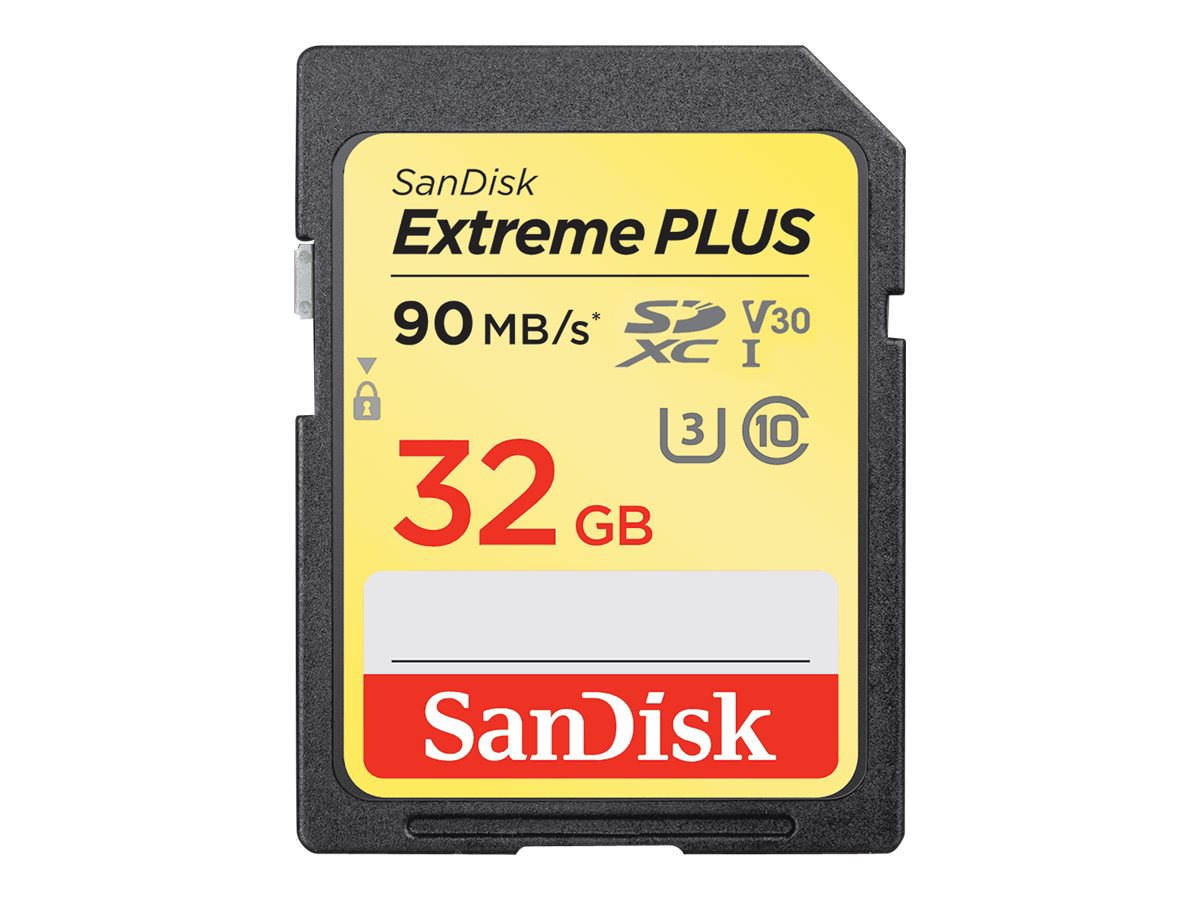 SanDisk Extreme PLUS - flash memory card - 32 GB - SDHC UHS-I