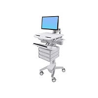 Ergotron StyleView Cart with LCD Arm, 3 Drawers cart - open architecture -