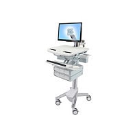 Ergotron StyleView - cart - open architecture - for LCD display / keyboard