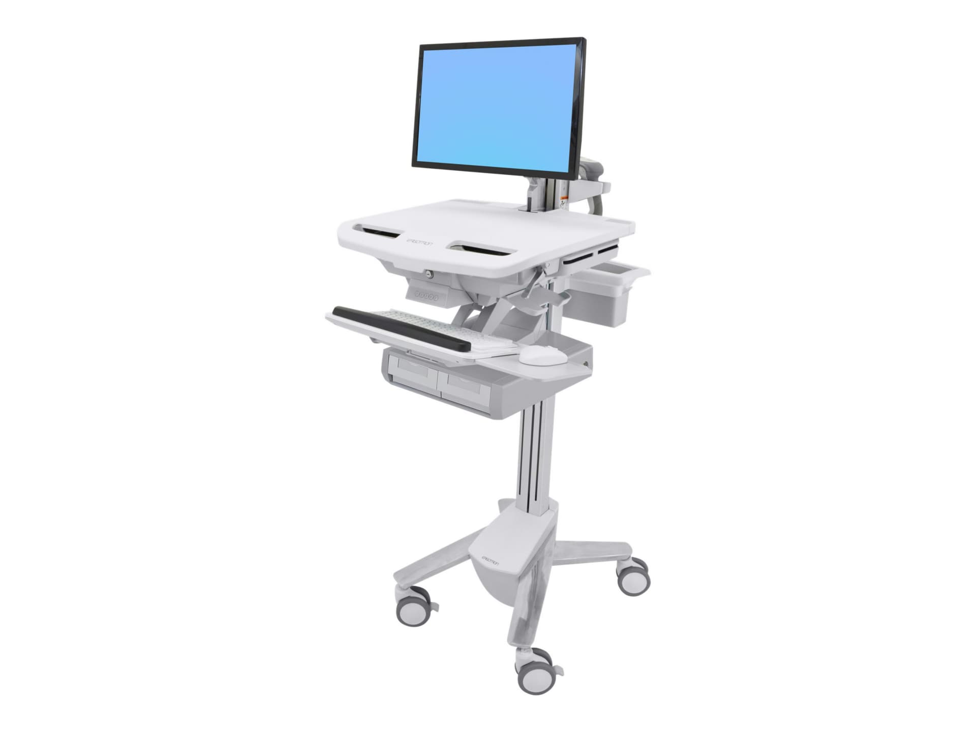 Ergotron StyleView Cart with LCD Arm, 2 Drawers cart - for LCD display / ke