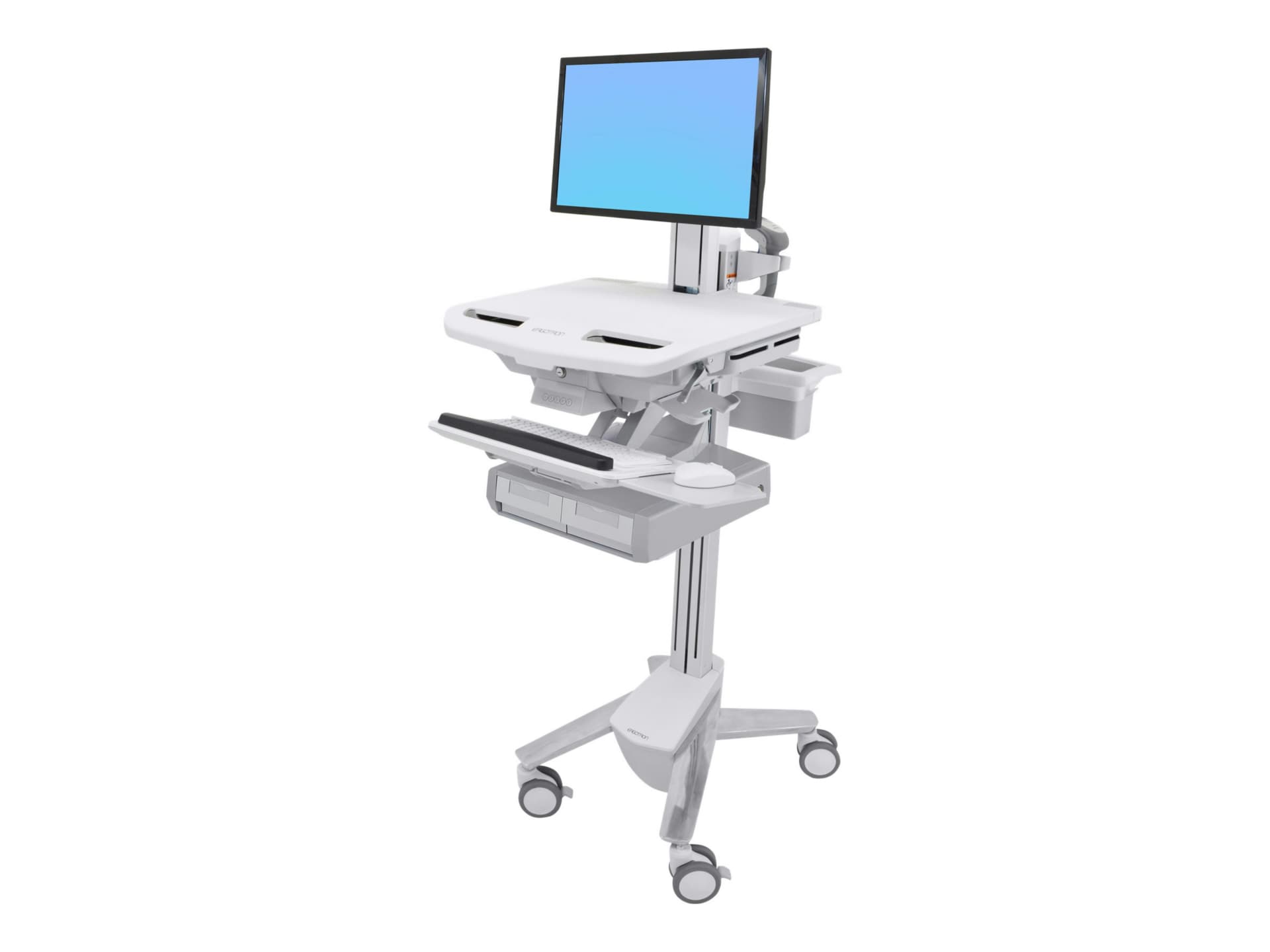 Ergotron StyleView Cart with LCD Pivot, 2 Drawers cart - open architecture - for LCD display / keyboard / mouse / CPU /