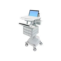Ergotron StyleView - cart - open architecture - for notebook / keyboard / m