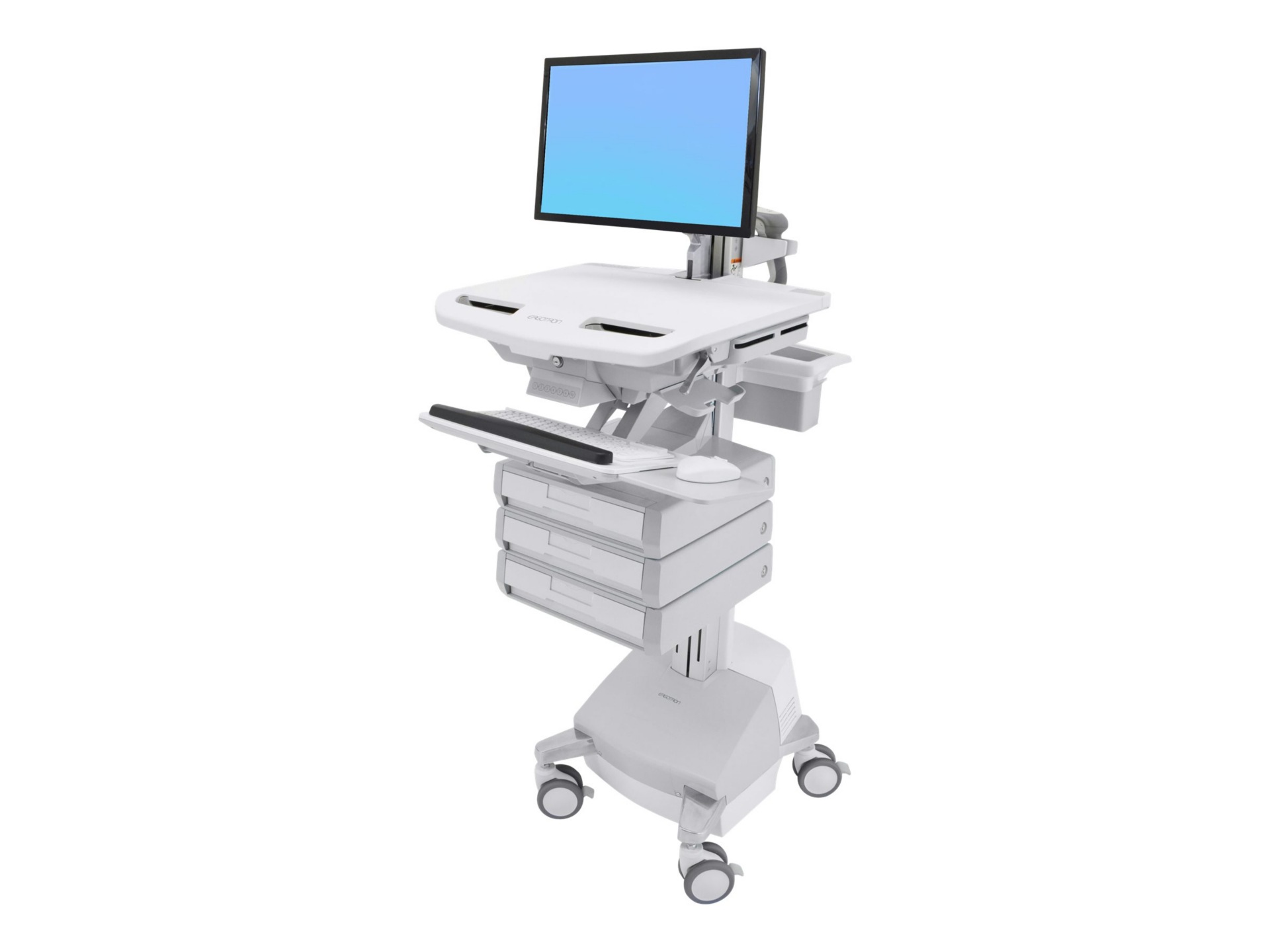 Ergotron StyleView cart - open architecture - for LCD display / keyboard /