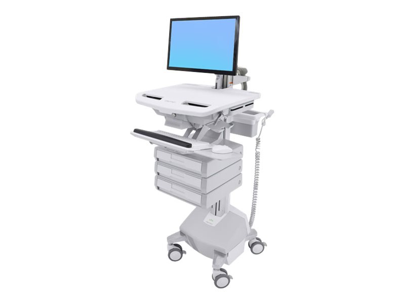 Ergotron StyleView cart - open architecture - for LCD display / keyboard /