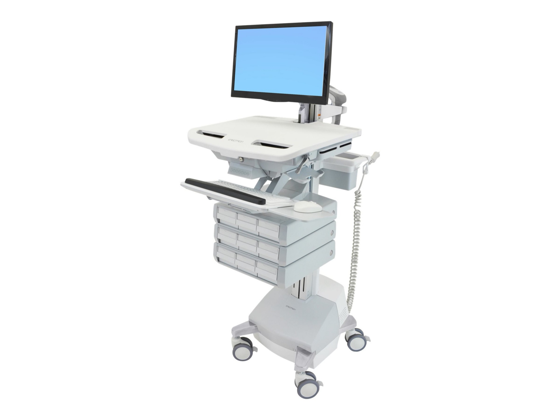 Ergotron StyleView cart - open architecture - for LCD display / keyboard /
